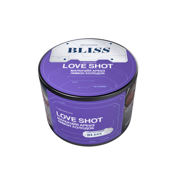 BLISS Love Shot (Маракуйя, Арбуз, Лимон, Холодок), 40 гр