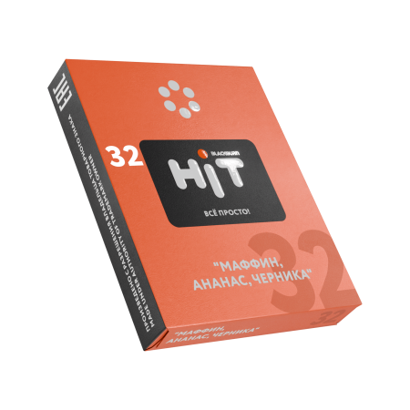 Black Burn HiT Маффин, ананас, черника, 30 гр