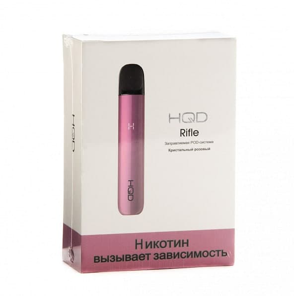 Под HQD Riffle 450 mAh Кристальный розовый