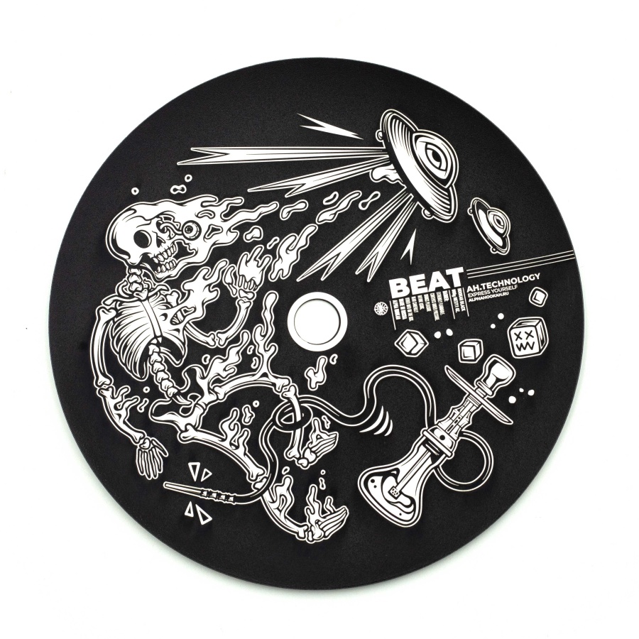 Дизайнерское блюдце плоское Beat 03