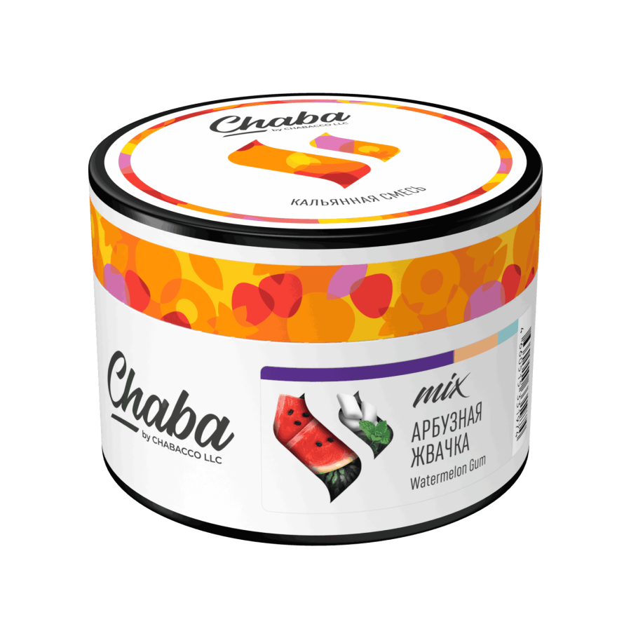 Chaba Mix Watermelon Gum (Арбузная жвачка), 40 гр