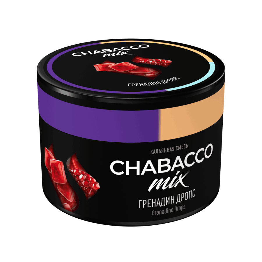 Chabacco Mix Grenadine drops (Гренадин Дропс), 40 гр