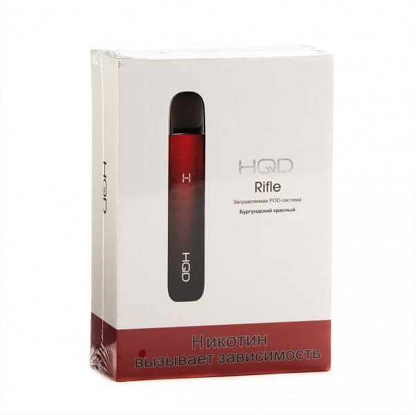 Под HQD Riffle 450 mAh Бургундский красный