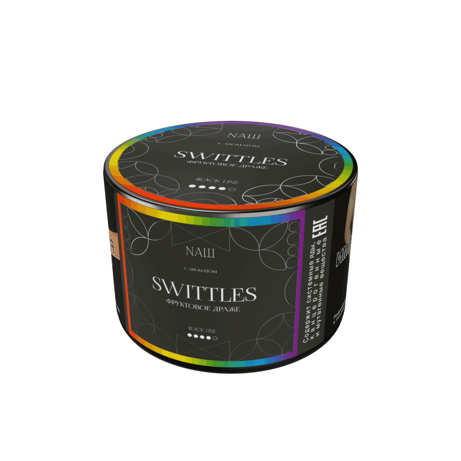 NAШ Black Фруктовое драже (Swittles), 40 гр