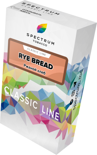 Spectrum Classic Line Rye Bread (Ржаной Хлеб), 40 гр