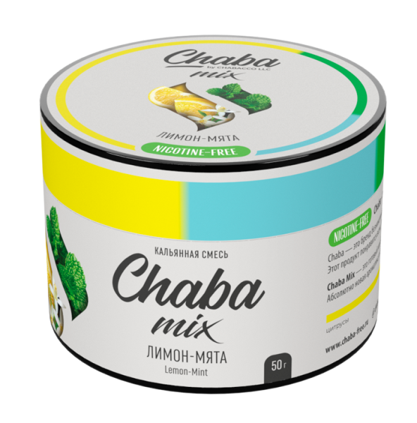 Chaba Mix Lemon-Mint (Лимон-Мята) Nicotine Free 50 гр