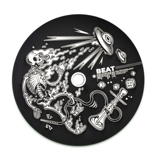 Дизайнерское блюдце плоское Beat 03