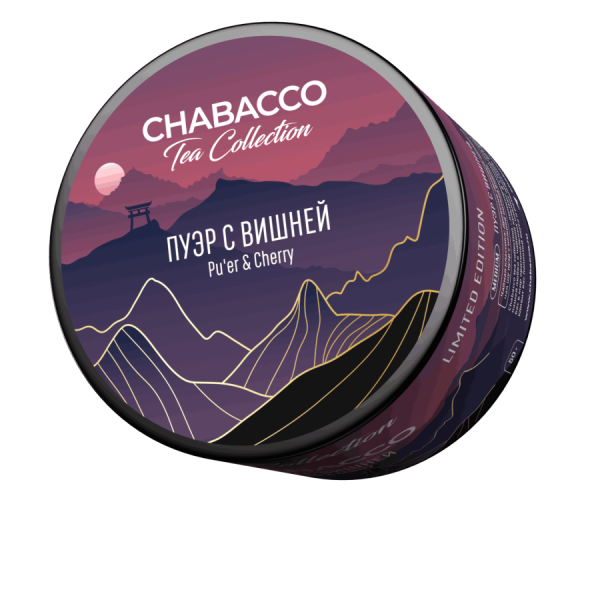 Chabacco Medium LE Puer & Cherry (Пуэр с Вишней), 50 гр