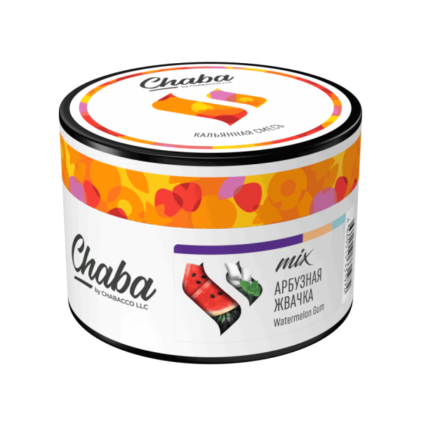 Chaba Mix Watermelon Gum (Арбузная жвачка), 40 гр