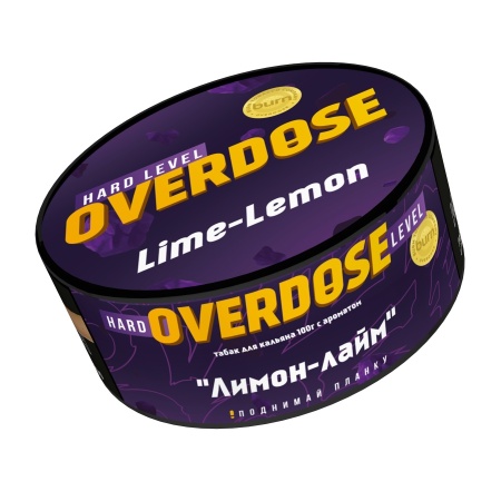 Overdose Lime-Lemon (Лимон-лайм), 100 гр