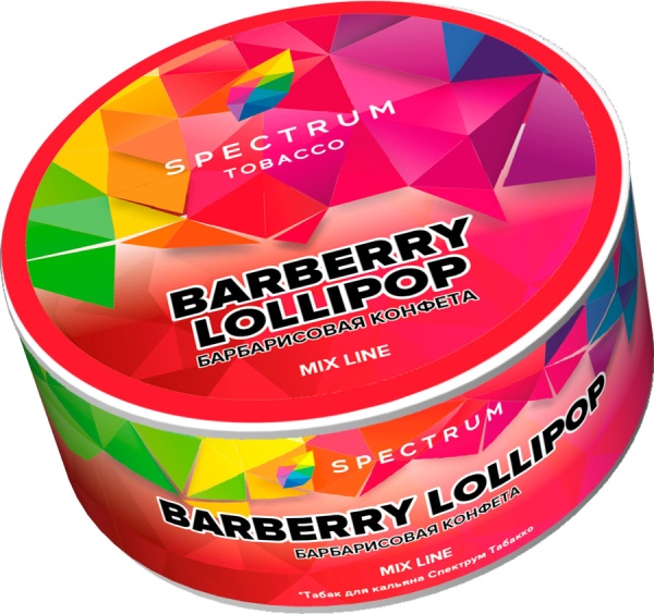 Spectrum Mix Line Barberry Lollipop (Барбарисовая Конфета), 25 гр
