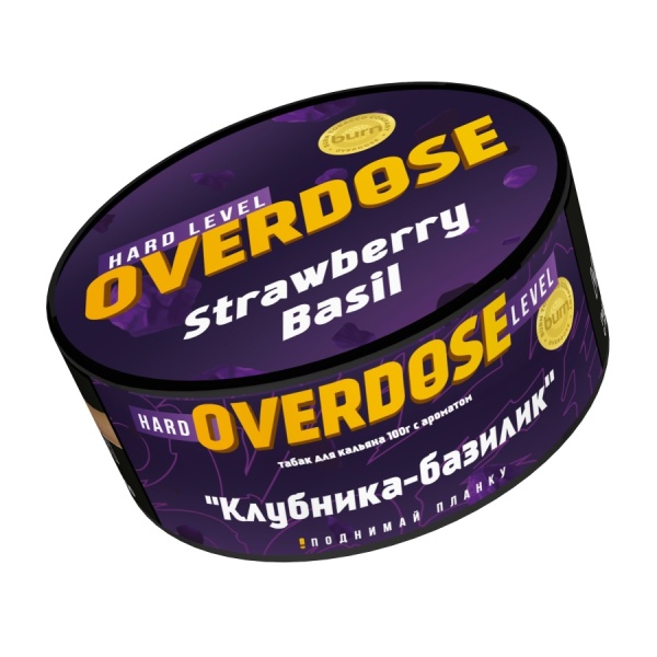 Overdose Strawberry Basil (Клубника-базилик), 100 гр