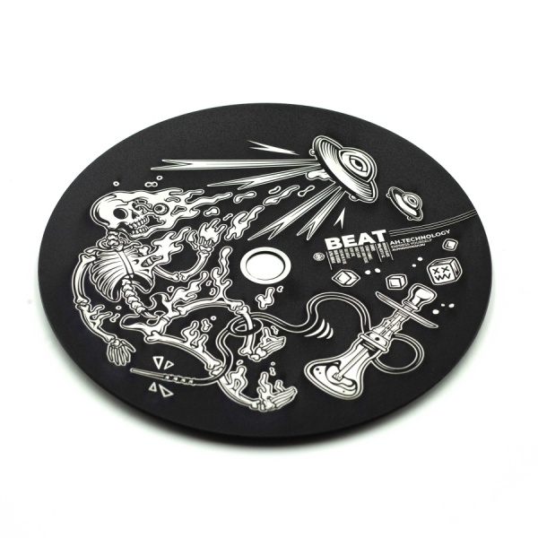 Дизайнерское блюдце плоское Beat 03