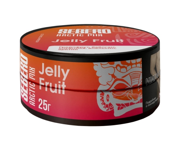 Sebero Arctic Mix Jelly Fruit (Грейпфрут, бабл-гам, клубника, апельсин, арктик), 25 гр