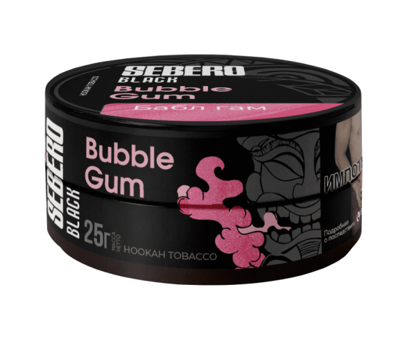 Sebero Black с ароматом Бабл гам (Bubble gum), 25 гр