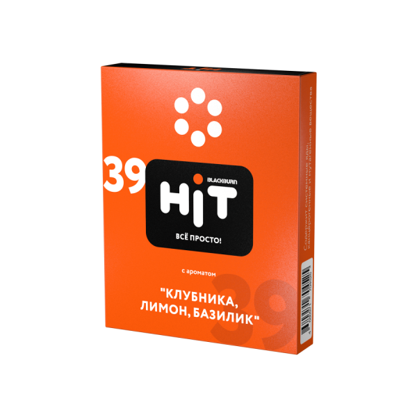 Black Burn HiT #39 Клубника, лимон, базилик, 30 гр