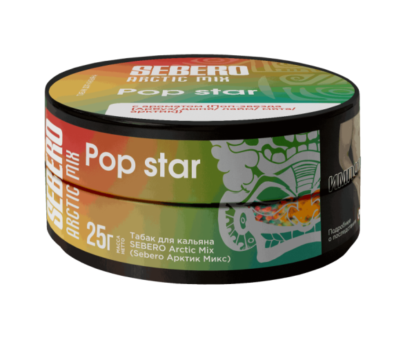 Sebero Arctic Mix Pop star (Арбуз, дыня, лайм, мята, арктик), 25 гр