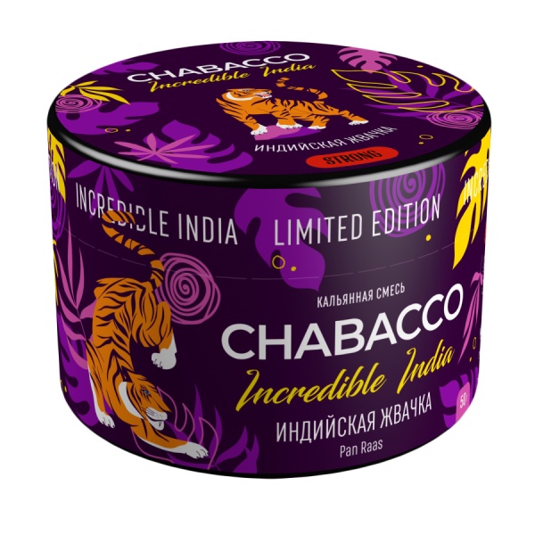 Chabacco Strong LE Pan Raas (Индийская жвачка), 50 гр