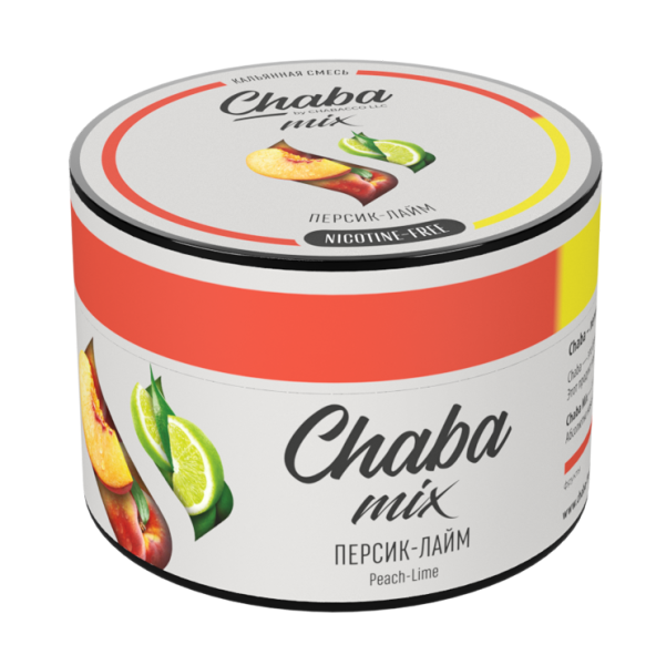 Chaba Mix Peach-Lime (Персик-Лайм) Nicotine Free 50 гр