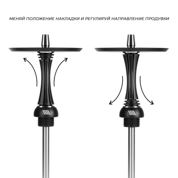 Alpha Hookah X Reverse Black Matte