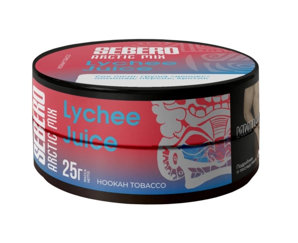 Sebero Arctic Mix Lychee Juice (Сок личи, груша, персик, арктик), 25 гр