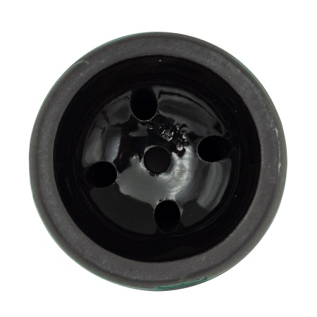 Чаша Форма Турка + черн. глазурь "Изумруд"