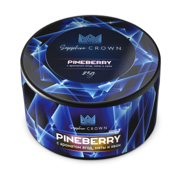 Sapphire Crown с ароматом Pineberry (Ягоды, мята и хвоя), 25 гр